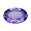 Sapphire Purple Gemstone Oval, Loupe Clean